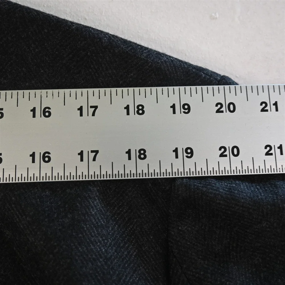 Studiosuits 46L Herringbone Naples 100% Wool Tweed Blazer Suit Jacket Sport Coat